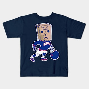 Buffalo Fan In Hiding Kids T-Shirt